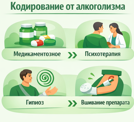 кодирование от алкоголизма в Топках Санати